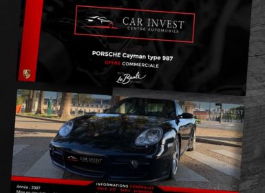 Achat Porsche Cayman full black 2.7l 245 cv8 Occasion