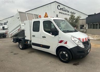 Renault Master 20490 ht benne double cabine coffre rehausses paysagiste