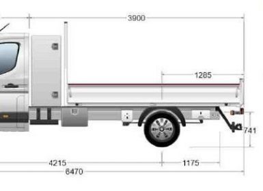 Renault Master BENNE COFFRE ACIER TRAC 3T5 L3 BLUE DCI 150 RED EDITION