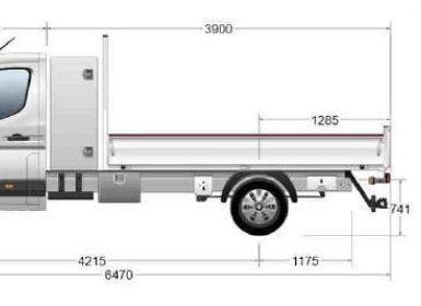 Renault Master BENNE COFFRE ACIER TRAC 3T5 L3 BLUE DCI 150 RED EDITION TRACTION ROUES SIMPLES