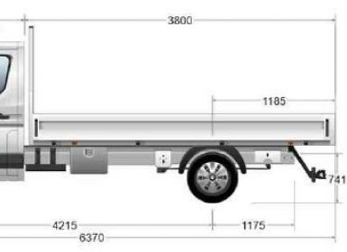 Renault Master PLATEAU TRAC 3T5 L3 DCI 150 RED RIDELLES JPM