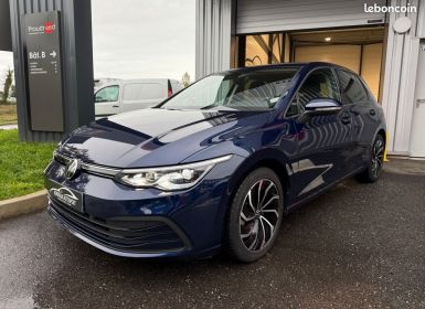 Achat Volkswagen Golf 8 VIII 1.5 eTSI 130ch Life Business DSG7 OPF 1ère main JA 17 Ventura Vitres AR + lunette surteintées LED Adaptatif Bleu Atlantique Radar AV+AR et Camé Occasion