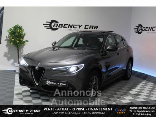 Annonce Alfa Romeo Stelvio 2.2 D - 210 - BVA  Lusso Q4 - Toit ouvrant panoramique - Palettes - Hayon électrique