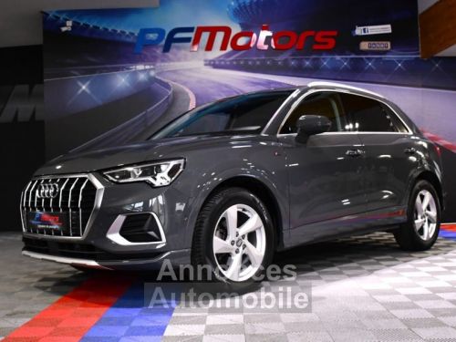 Annonce Audi Q3 Sport 35 TFSI 150 S-Tronic GPS Virtual Attelage Hayon LED Parc Assist Attelage Pré Sense Lane JA 18