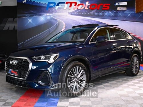 Annonce Audi Q3 Sportback Design Luxe 35 TDI 150 Quattro S-Tronic GPS ACC Attelage Cuir Hayon Pré Sense Virtual TO Lane JA 19