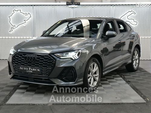 Annonce Audi Q3 Sportback New 35tdi 150ch s tronic line 1° main francais tva recuperable gps 16-9 xenon bang&olfusen camera de recul pack black sieges chauffants volant meplat 