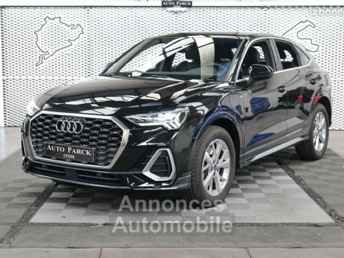 Annonce Audi Q3 Sportback NEW HYBRID 45TFSI e 245 S LINE 1° MAIN FRANCAIS TVA RECUPERABLE GPS 16-9 XENON CAMERA DE RECUL VOLANT MEPLAT HAYON ELECTRIQUE CHARGEUR INDUCTION JA18 