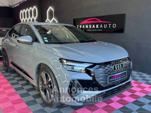 Annonce Audi Q4 E-Tron SPORTBACK 40 204 ch 82 kWh S line Toit panoramique ouvrant  Virtual  Camera