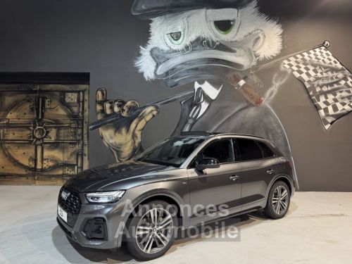 Annonce Audi Q5 50 TFSI e 299 S TRONIC 7 S LINE toit ouvrant / Gris daytona