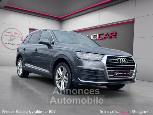 Annonce Audi Q7 3.0 V6 TDI Clean Diesel 272 Tiptronic 8 Quattro 7pl S line Garantie 1 AN