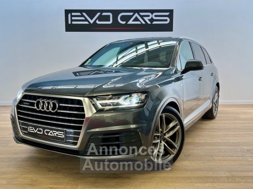 Annonce Audi Q7 50 TDI S-Line 286 ch 3.0 Cuir Valcona / TO / Drive Select / 1ère main FR / Suivi-Audi