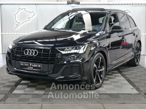 Annonce Audi Q7 NEW 55 TFSI e 380 QUATTRO S LINE 1° MAIN FRANCAIS TVA RECUPERABLE VIRTUAL COCKPIT CAMERA 360° 3D KEY LESS GO TOIT OUVRANT PANORAMIQUE ATTELAGE ELECT. 