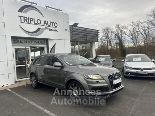 Annonce Audi Q7 Quattro 3.0 V6 TDI - 240 - BVA Tiptronic - 7pl  S-Line GPS + TOIT PANORAMIQUE OUVRANT + RADAR AR