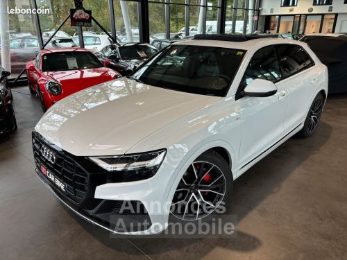 Annonce Audi Q8 50 TDI 286ch S line Quattro Français Garantie 6 ans Toit ouvrant Attelage Suspension Pneumatique Carplay 22 pouces 749-mois