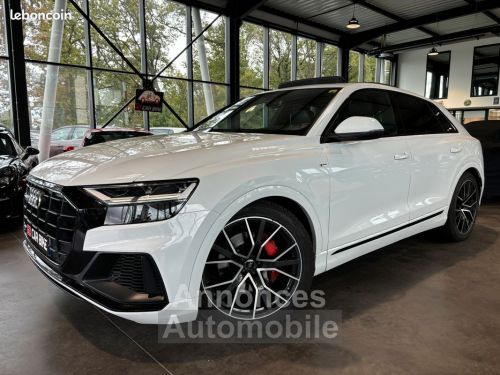 Annonce Audi Q8 50 TDI 286ch S line Quattro Français Garantie 6 ans Toit ouvrant Attelage Suspension Pneumatique Carplay 22 pouces 779-mois