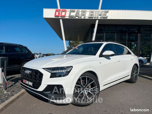 Annonce Audi Q8 50 TDI 286ch S line quattro tiptronic 8 Français Garantie 6 ans Toit ouvrant Keyless LED Suspension Pneumatique Camera 22 pouces 729-mois