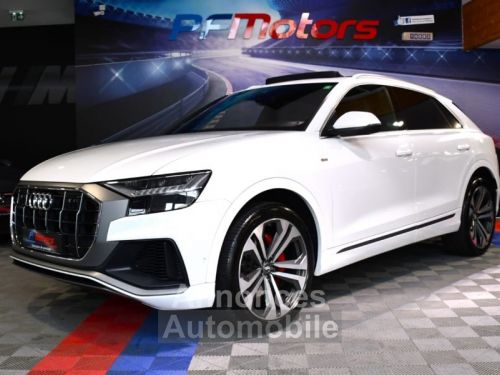 Annonce Audi Q8 S-Line 50 TDI 286 Quattro Tiptronic 8 GPS Attelage Caméra TO Keyless Cuir Suspension Pneumatique Bang Olufsen JA 22 Pas De Malus