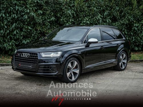 Annonce Audi SQ7 V8 4.0 TDI 435 Ch 7 Places - 760 €/mois - Packs Assistance Route + City - Toit Ouvrant Pano - 4 Roues Directrices - Entretien 100% AUDI - Révisé 2024