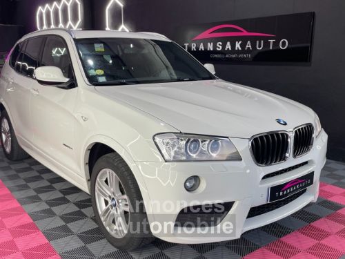 Annonce BMW X3 F25 Pack M 184 ch xDrive 20d Toit panoramique ouvrant Feux Xénon/LED