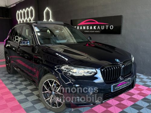 Annonce BMW X3 G01 LCI M Sport 30e xDrive 292ch BVA8 ~ Toit PANO ~ Caméra ~ Apple CarPlay wifi