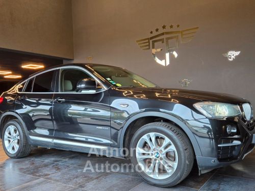 Annonce BMW X4 xDrive 20dA 190ch xLine BVA8 HUD CUIR XENON KEYLESS GO GPS CAMERA 360° JA ATTELAGE