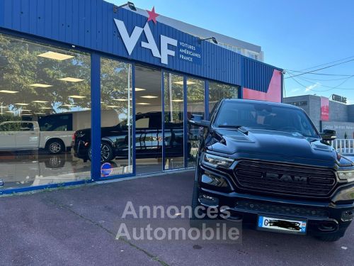 Annonce Dodge Ram LIMITED NIGHT EDITION  – CAMERA 360° - SUSPENSION PNEUMATIQUE- Rambox -Ridelle Multifonction- PACK ADG-V8 5,7L De 401 Ch-Pas D’écotaxe -Pas TVS - TVA 