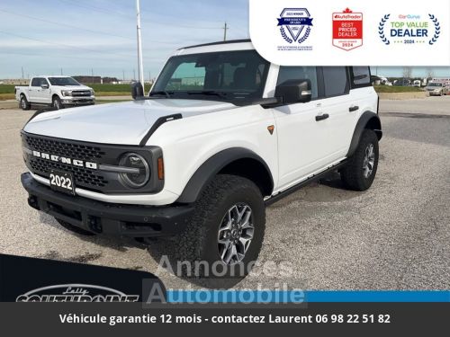 Annonce Ford Bronco badlands advanced 4p utilitaire 4x4 tout compris hors homologation 4500e