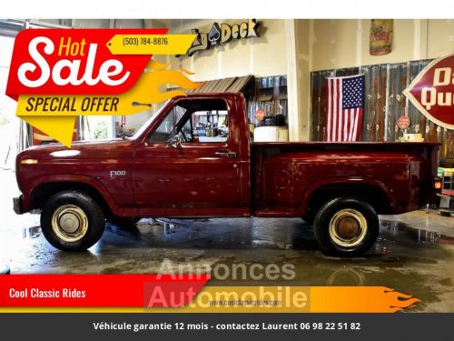 Annonce Ford F100 300ci