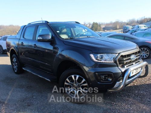 Annonce Ford Ranger 2L BITURBO 213 WILDTRAK BOITE AUTO DIESEL CAMÉRA CUIR GPS USB FULL LEDS ATTELAGE