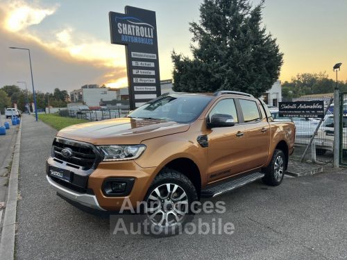 Annonce Ford Ranger 4x4 III Phase 3 2.0 213ch Bi-Turbo BVA10 Wildtrak Pickup 5Places Double Cabine 1erMain TVA20% Récuperable