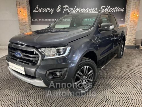 Annonce Ford Ranger Super Cab Wildtrack bi-turbo 213ch BVA - 1°main - 11000km - CG 4 places CTTE sans TVS