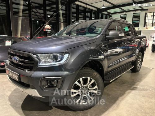 Annonce Ford Ranger Wildtrak Double Cabine 213 ch Garantie 6 ans Carplay Attelage Caméra ACC Keyless 18P 589-mois