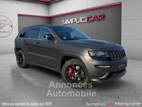 Annonce Jeep Grand Cherokee SRT8 6.4 V8 HEMI COVERING NOIR MAT INTERIEUR COGNAC PACK CARBONE INTERIEUR PACK ÉLÉCTRIQUE GARANTIE