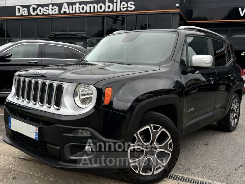 Annonce Jeep Renegade LIMITED 1.4 MULTIAIR 140 Cv S&S ECRAN TACTILE / CUIR CAMERA CRIT AIR 1 - GARANTIE 1 AN