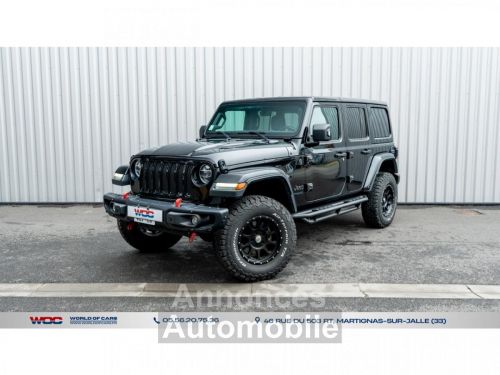 Annonce Jeep Wrangler 2.0 MultiJet - 200 - BVA 4x4  2018 Unlimited Rubicon PHASE 1