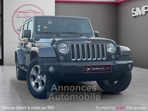 Annonce Jeep Wrangler 2.8 CRD 200 - 4x4 Command Trac Unlimited BVA Sahara