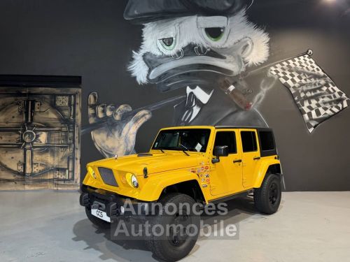 Annonce Jeep Wrangler (3) 3.6 V6 RUBICON + Kit Predator / Mode été / Peinture Jaune Hummer / treuil et attelage