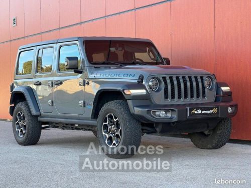 Annonce Jeep Wrangler 4 2.0 4XE 381CH RUBICON 1ere main origine France