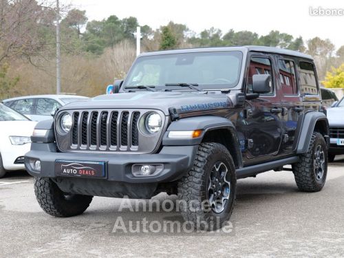 Annonce Jeep Wrangler iv 2.0 i t 380 ch 4xe rubicon 4wd