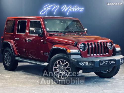 Annonce Jeep Wrangler iv unlimited 4xe 2.0 l t 380 phev 4x4 bva8 80th anniversary