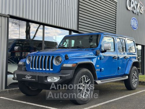 Annonce Jeep Wrangler JEEP WRANGLER IV (2) UNLIMITED 4XE 2.0 L T 380 PHEV 4X4 BVA8 OVERLAND 