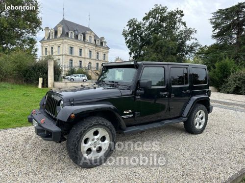 Annonce Jeep Wrangler JK UNLIMITED SAHARA 2.8 CRD 16V DPF 4WD S&S 200 ch