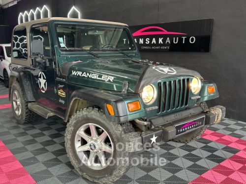 Annonce Jeep Wrangler Sport 118 ch 2.5L i Sport ~ HardTop Amovible ~ Crochet d'attelage ~ Radio