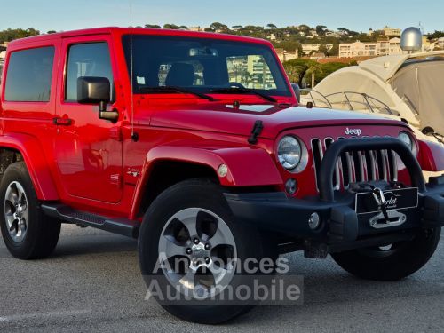 Annonce Jeep Wrangler SUPERBE JEEP WRANGLER 2.8 CRD 200ch BVA SAHARA HARD TOP MODULAIRE EN DUR PARE BUFFLE TREUIL ALPINE CUIR 18