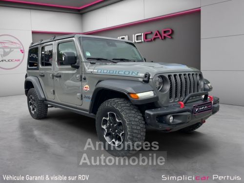 Annonce Jeep Wrangler UNLIMITED 2.0 T 380 CV 4*e RUBICON ROCK-TRAC EQUIPE BIVOUAC