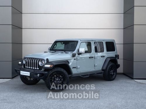 Annonce Jeep Wrangler Unlimited 2.0 T 380ch 4xe Overland Command-Trac MY23