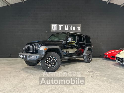 Annonce Jeep Wrangler UNLIMITED 2.0 T 380CH 4XE RUBICON ROCK-TRAC MY22  TVA RECUPERABLE