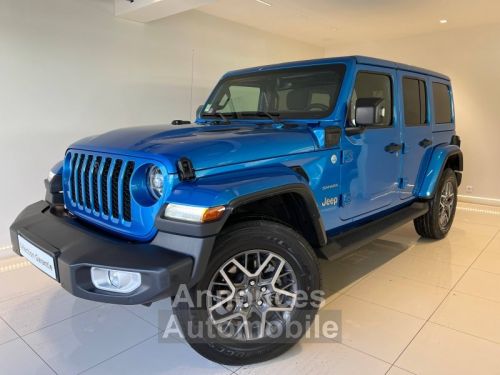 Annonce Jeep Wrangler Unlimited 2.0 T 380ch 4xe Sahara Command-Trac