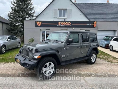 Annonce Jeep Wrangler UNLIMITED SPORT 2.0 272 ch – 1ère Main