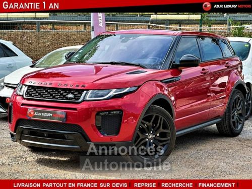 Annonce Land Rover Range Rover EVOQUE (2) TD4 180 DYNAMIC BVA9 HSE